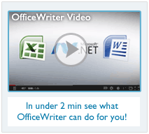 Click here to learn more about SoftArtisans OfficeWriter!